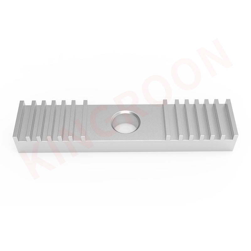 3D printer accessories Reprap timing belt fixing piece clamp belt aluminum tooth piece 9*40mm oxidation treatment