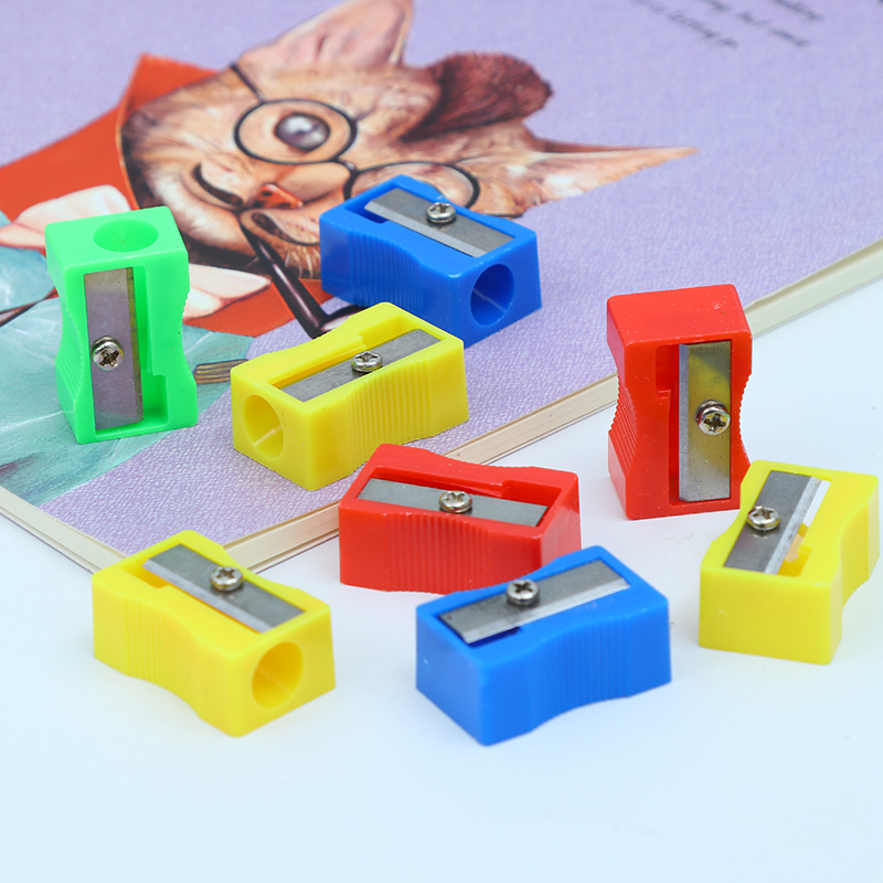 Pencil Sharpener, Simple Small Manual Pencil Sharpener, Student Single-Hole Pencil Sharpener, Plastic Pencil Sharpener, Wholesale Lightweight Mini