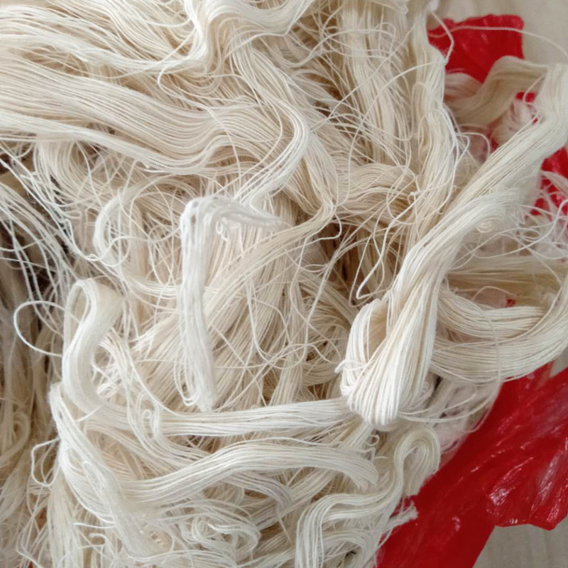 White Machine Wiping Yarn, Factory Direct Sales, All-Cotton Recycled Yarn, Industrial Waste Yarn, Absorbs Water and Oil, Does Not Shed Lint or Fluff