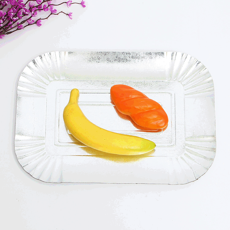 Party Disposable Paper Plate Cake Plate Thickened Paper Plate Children's Birthday Party Plate Wholesale