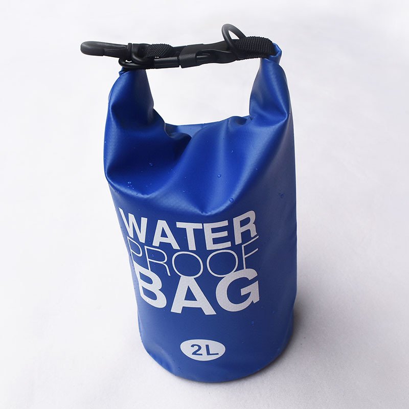 Outdoor Sports 500dpvc Clip Net Waterproof Bag Outdoor Waterproof Bag Waterproof Barrel Drift Bag Family Travel Bag 2L