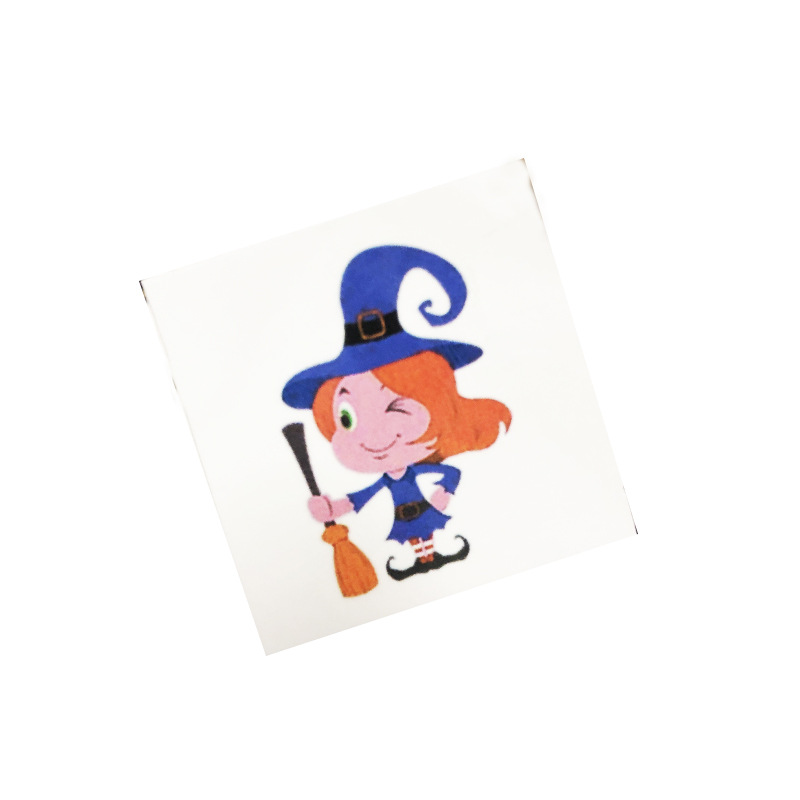 Children's Voice Tattoo Stickers Wholesale Halloween Children's Cartoon Washable Stickers Cross-border Factory Stickers Customized