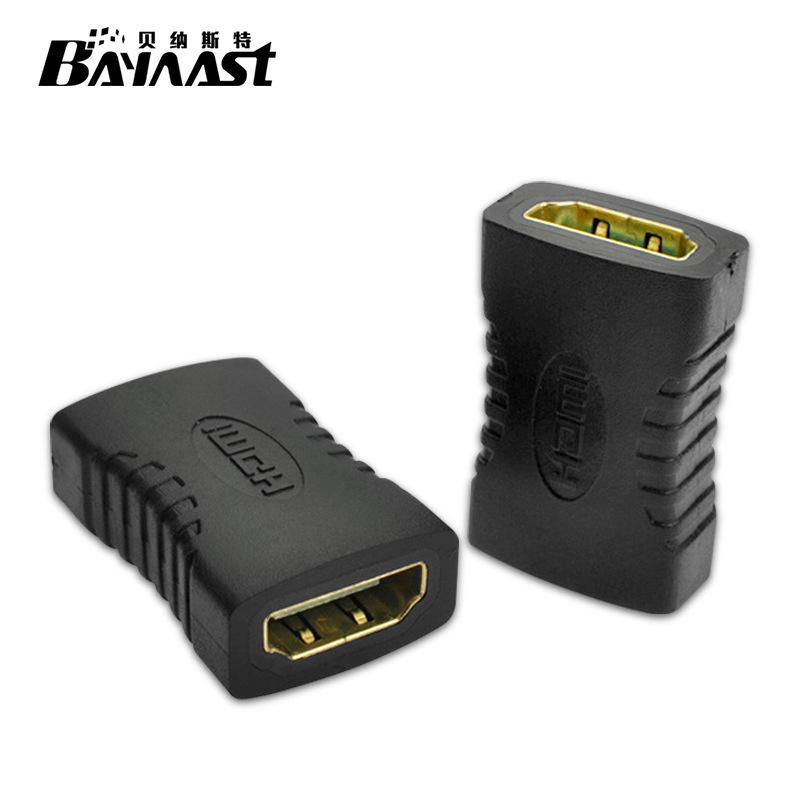 Переходник HDMI Female to Female прямой, черный, версия 1.4