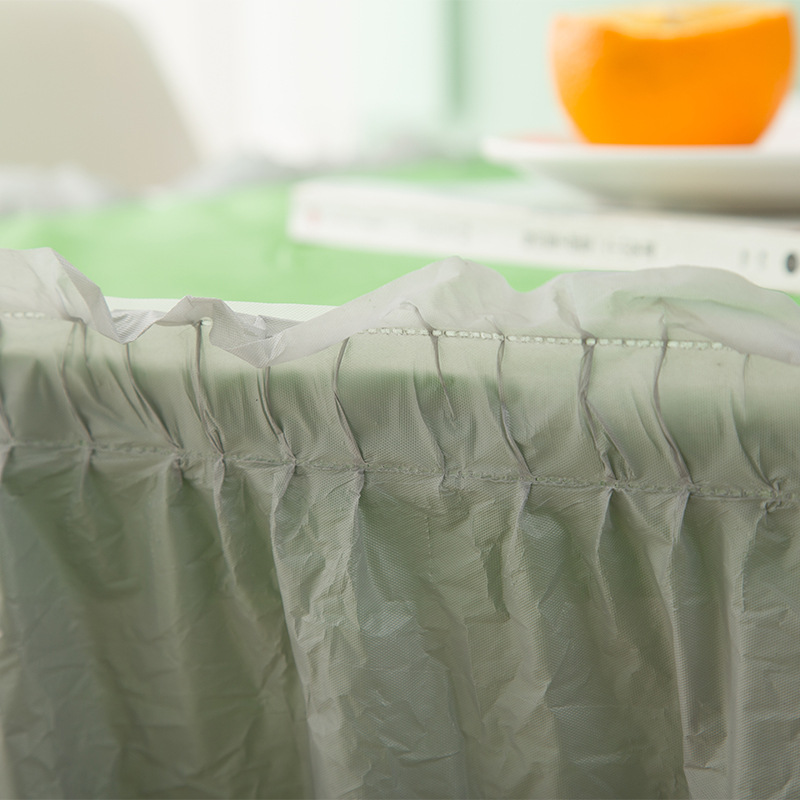 Disposable Peva Table Skirt Dessert Table Baby Birthday First Birthday Decoration Long Table Skirt Tablecloth Baby Party Decoration