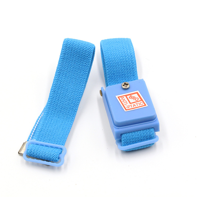 Direct Selling Blue Wireless Anti-static Bracelet Metal Anti-static Wrist Strap Wireless Static Ring Wholesale