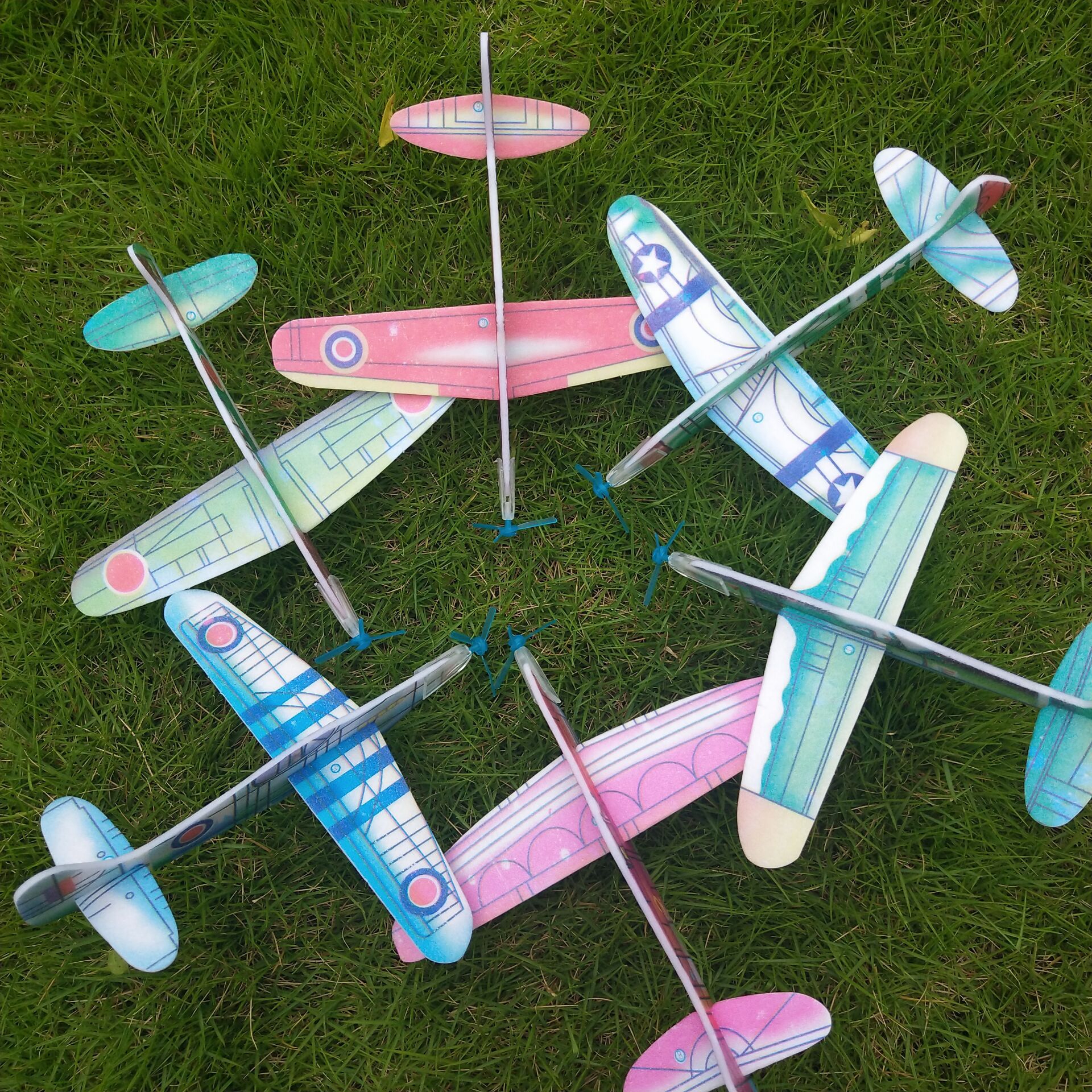 Hand Glider Foam Plane Foam Magic Swing Plane Plane Model Children's Educational Toys