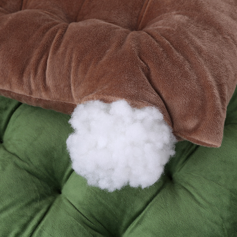 Solid Color Cross-border Chair Cushion Square Cushion Floor Mat Simple Crystal Velvet Chair Cushion Plush Cushion Winter Student Home