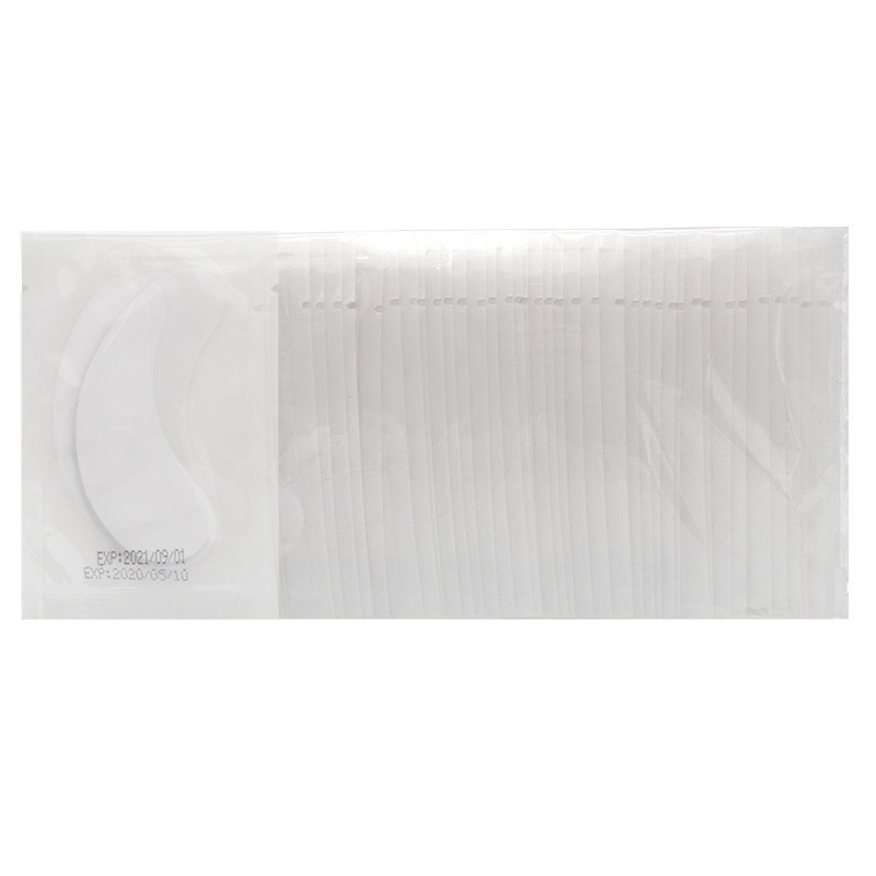Wholesale eyelash extension eye patch isolation eyelash pad collagen transparent black film eye patch special for eyelashes