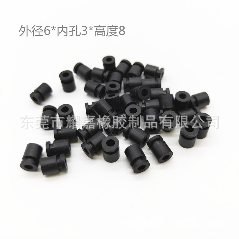 Factory direct supply M3 silica gel shock absorber column crossing machine flight control tower shock absorber M3 * 8 silica gel silencer