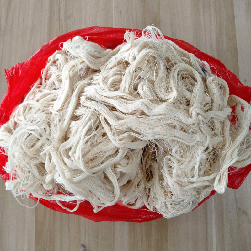 White Machine Wiping Yarn, Factory Direct Sales, All-Cotton Recycled Yarn, Industrial Waste Yarn, Absorbs Water and Oil, Does Not Shed Lint or Fluff