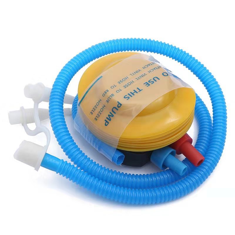 4 inch new material foot pump yoga ball pedal pump portable mini swimming ring inflatable cylinder
