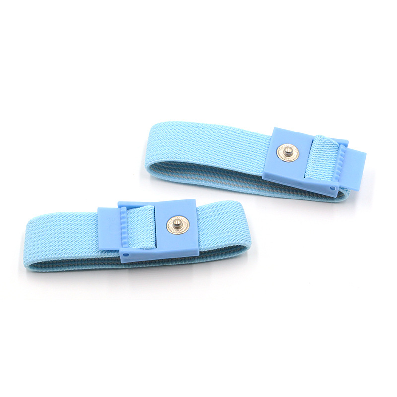 Factory Direct Sales Physiotherapy Ring Electrostatic Bracelet Blue Nail Buckle Anti-static Wrist Strap Can Be Made According to Requirements