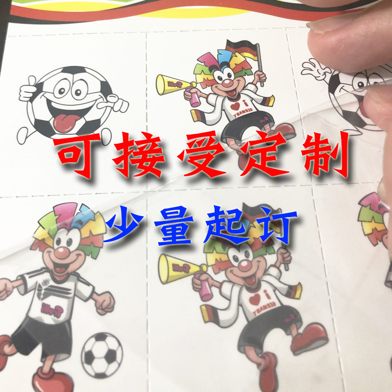 Children's Voice Tattoo Stickers Wholesale Halloween Children's Cartoon Washable Stickers Cross-border Factory Stickers Customized
