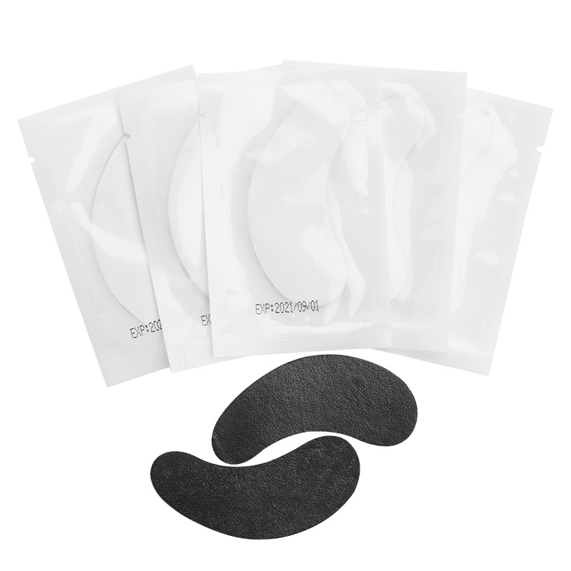 Wholesale Grafted Eyelashes Isolation Hydrogel Lower Eye Patch False Eyelashes Isolation Sticker Gasket Black Film Eyelash Eye Patch