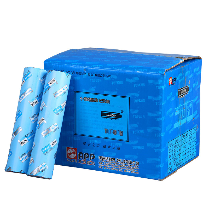 Factory wholesale small steel gun Fax Paper 210*30 thermal fax paper Hospital instrument 210 fax paper printing paper