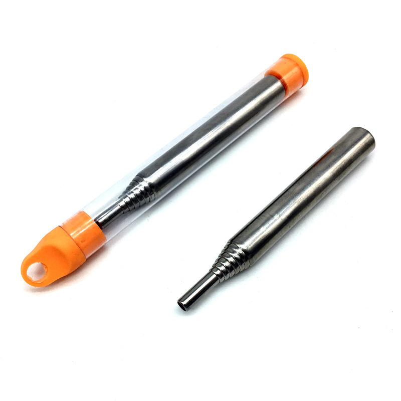 Stainless steel blowing tube blowing fire barrel Pocket Bell camping fire tool retractable blowing Rod
