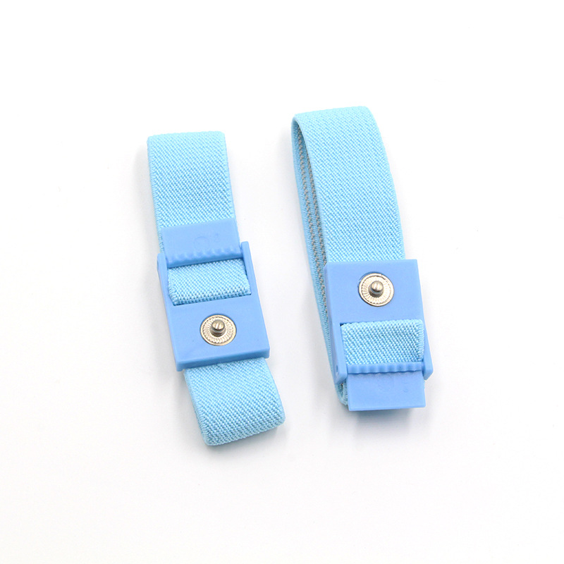 Factory Direct Sales Physiotherapy Ring Electrostatic Bracelet Blue Nail Buckle Anti-static Wrist Strap Can Be Made According to Requirements