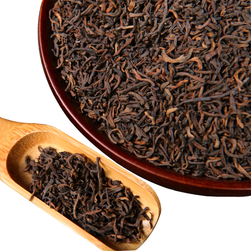 Wholesale Yunnan Menghai Pu'Er Tea Ripe Tea Loose Tea Palace Laoting Ancient Tree Ration Tea Bulk Specialty Black Tea Direct Sales