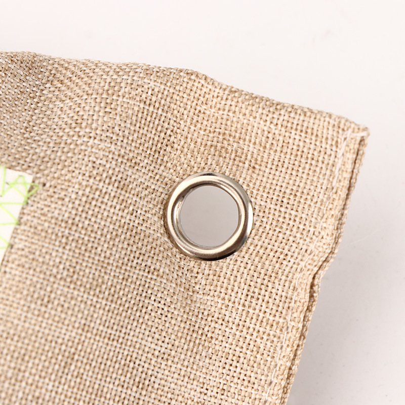 Cross-border linen bamboo charcoal bag household car new RV deodorant dual-use bamboo charcoal bag formaldehyde removal activated carbon bag wholesale