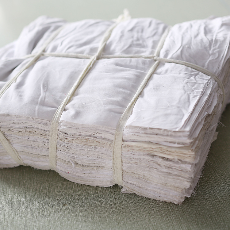 Yibo Port Hotel White Bed Sheet Factory Direct Sales First-Hand Supply Machine Wiping Cloth First-Grade Cotton Waste Cloth Machine Wiping Cotton Cloth