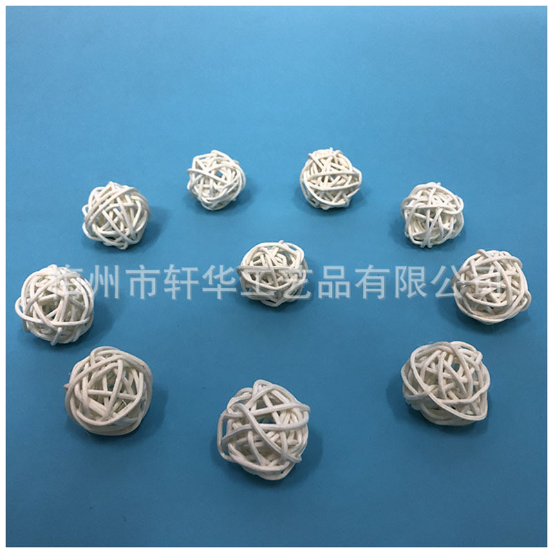 3cm Rattan Ball Aromatherapy Rattan Ball Kindergarten Color Decoration Rattan Ball Christmas Product Decoration