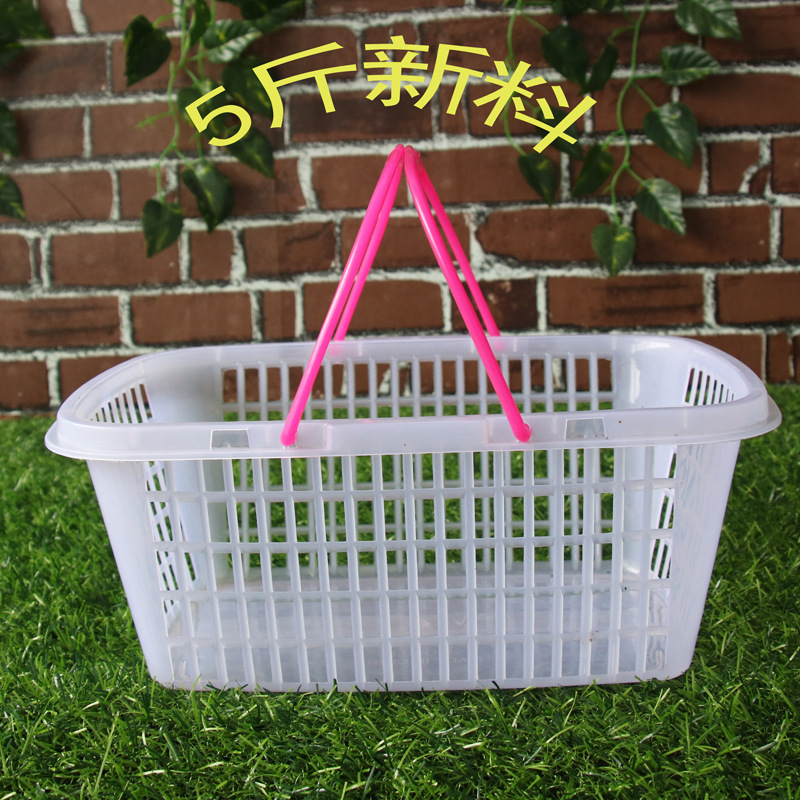 White Strawberry Basket portable Bayberry basket Mulberry basket picking basket sugar orange basket fruit basket wholesale
