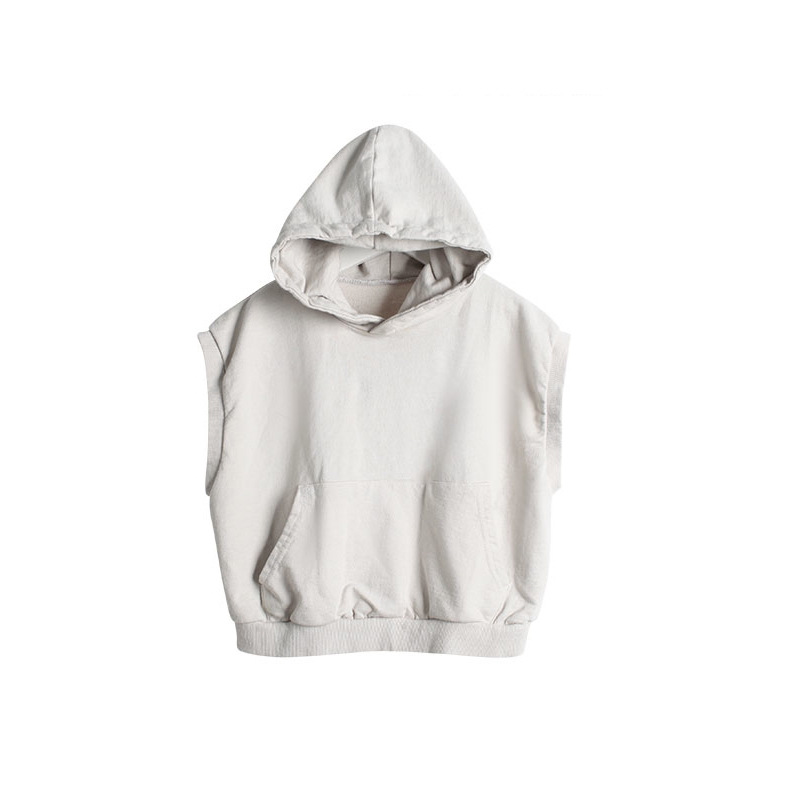 Korean Style Autumn Kidsren's Clothing Boys and Girls Sweatshirts Casual Vests Kidsren's Knitted Pure Color Vests Wholesale