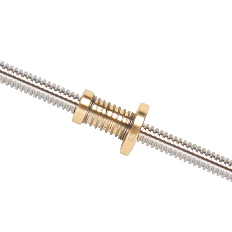 T8 screw copper nut clearance elimination backlash elimination nut ladder stainless steel 3D printer accessories
