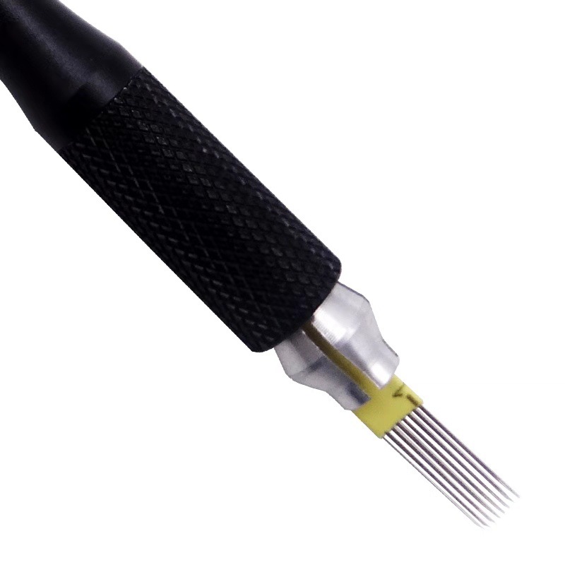 Tattoo Korean Semi-Permanent Tattoo Handmade Pen Dual-Purpose Matt Eyebrow Knife Holder Cross Round Mouth Waist Tightening