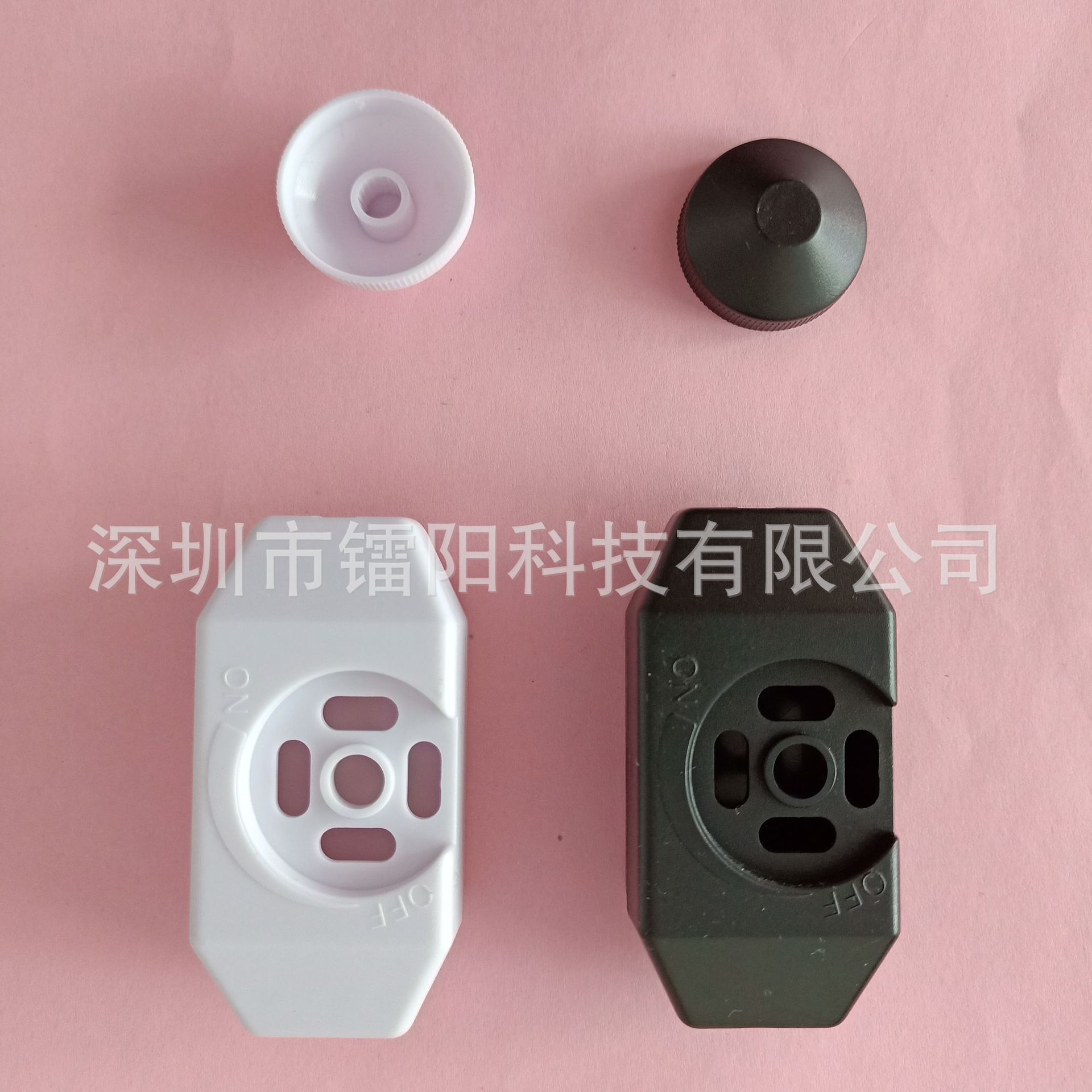 led online manual knob dimmer shell black and white wired knob controller plastic color mixing switch box