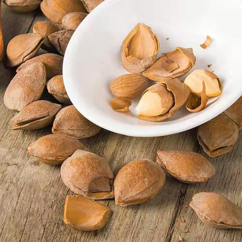Factory Direct sales Xinjiang specialty hand-peeled small white apricot kernel 500g bagged sweet crispy one-piece delivery large quantity excellent