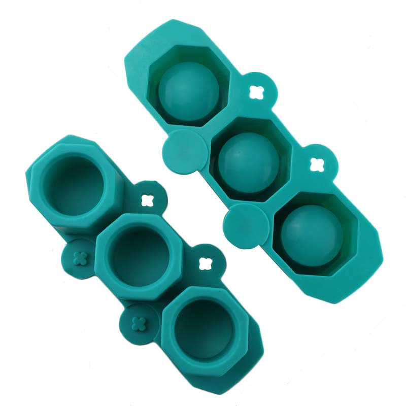 Cross-Border Special 3-Link Silicone Succulent Pot Mold Silicone Flower Pot Mold for Flower Pot Shape