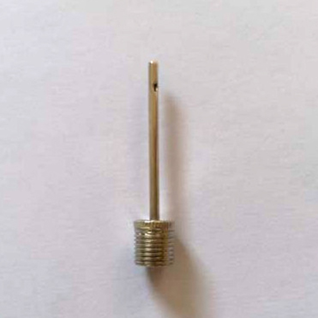 Metal Ball Needle Basketball Inflatable Needle Stainless Steel Ball Air Needle Basketball Net Bag Inflatable Basketball Football Supplies