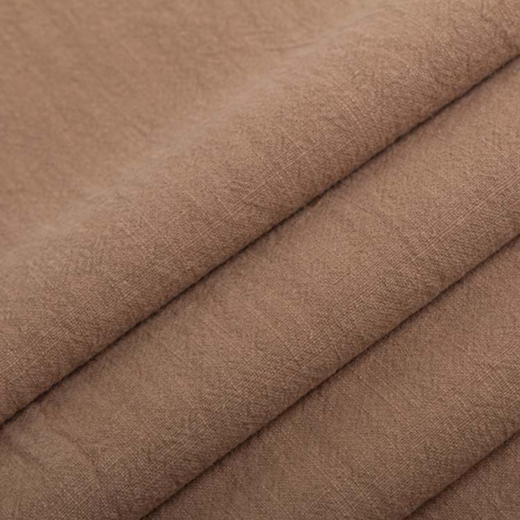 Ramie Wash Wrinkle New Chinese Ramie Fabric Material for Tang Suit Hanfu Autumn and Winter Gastrodia Fabric Factory Wholesale