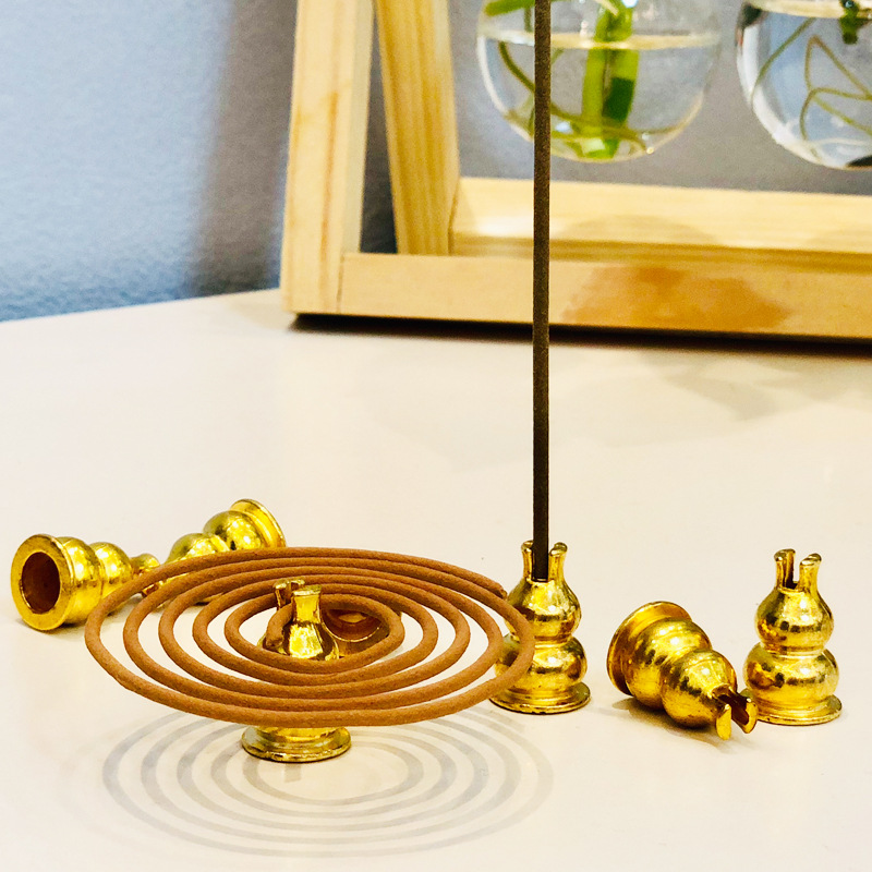 Gourd incense incense incense incense incense holder line incense tray incense rack incense path incense burner creative ornaments incense device