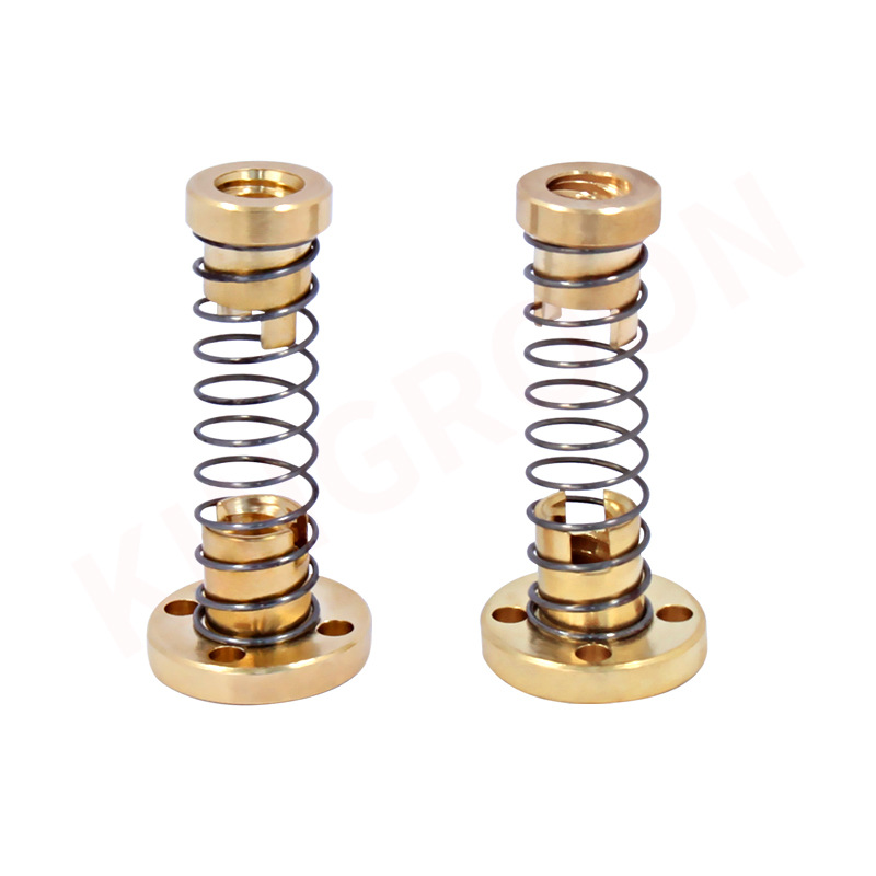T8 screw copper nut clearance elimination backlash elimination nut ladder stainless steel 3D printer accessories