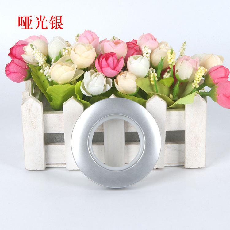 ABS boxed perforated ring without logo double-sided non-character curtain Roman ring nano silencer