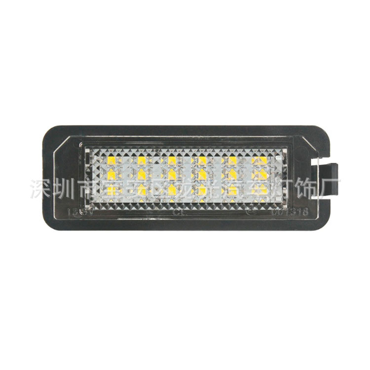 Suitable for Volkswagen Scirocco Golf LED license plate light Golf4567 POLO/PHAETON Eos
