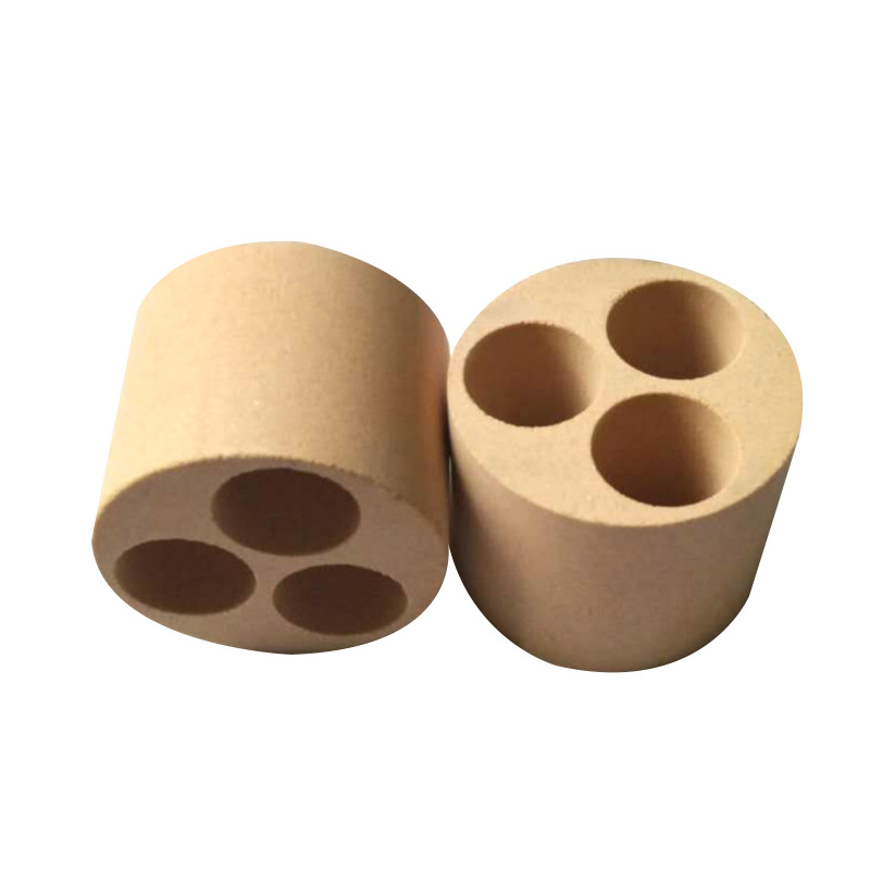 Magnesium Oxide Four-Hole Magnesium Ring High Density Tolerance +0.1 (-0.1) 43.9*15.2*36