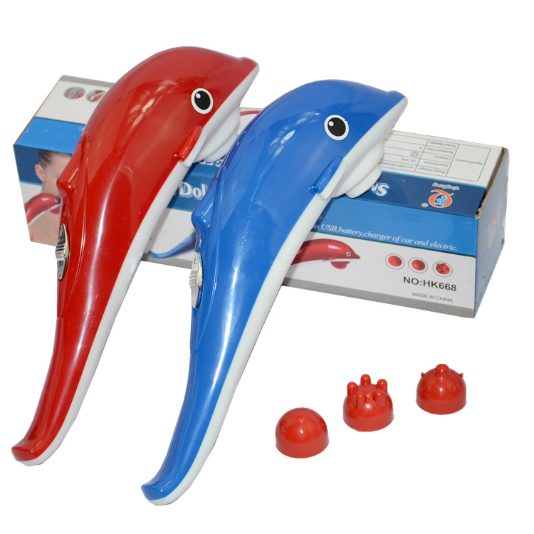[usb massager] Foreign trade dolphin Massager Massage stick vibration handheld device batch