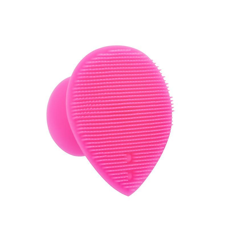 Silicone face washing brush large water drop heart-shaped cleansing brush manual silicone shampoo brush facial cleaning massage brush
