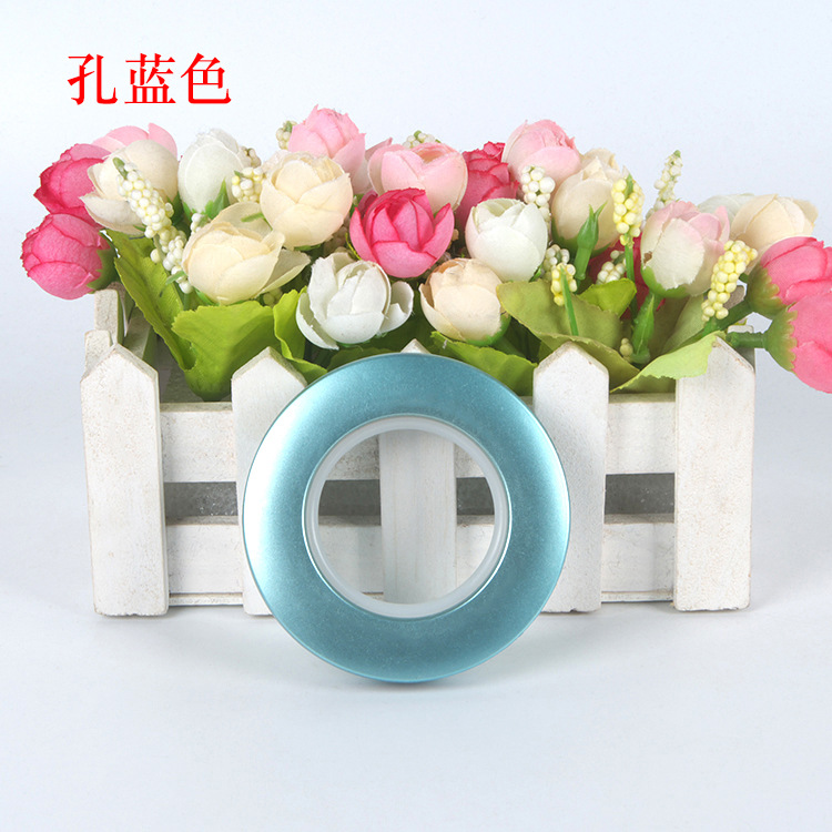 ABS boxed perforated ring without logo double-sided non-character curtain Roman ring nano silencer