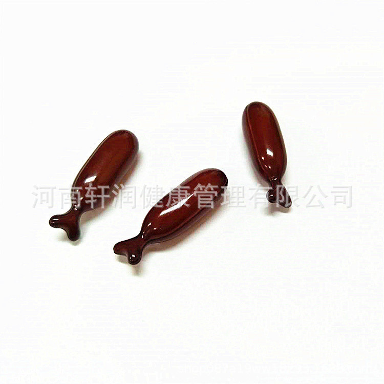 Seaweed Calcium Blueberry Gummy Production with Added Soft Capsules, 10 Capsules/Plate, Lutein Fat Chewable Soft Capsules