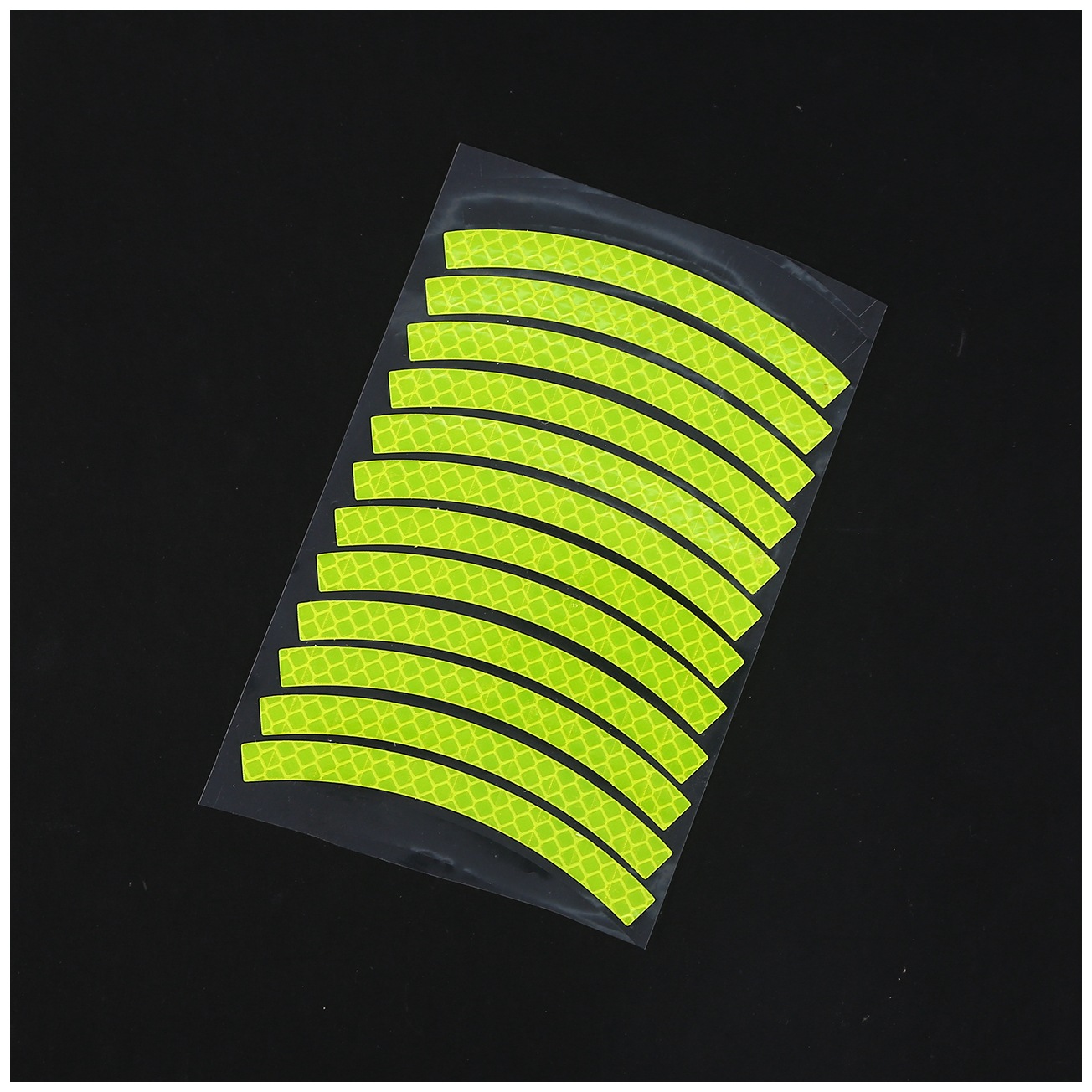 Flexible Children's Balance Sliding Car Reflective Sticker Tire Decoration Sticker Bicycle Luminous Travel Wheel Eyebrow Reflective Sticker