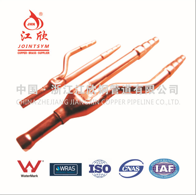 Tp2 Copper Source Manufacturer Suitable for Hitachi, Daikin, Toshiba, Midea, Gree, Oaks Refrigeration Brands Branch Connectors