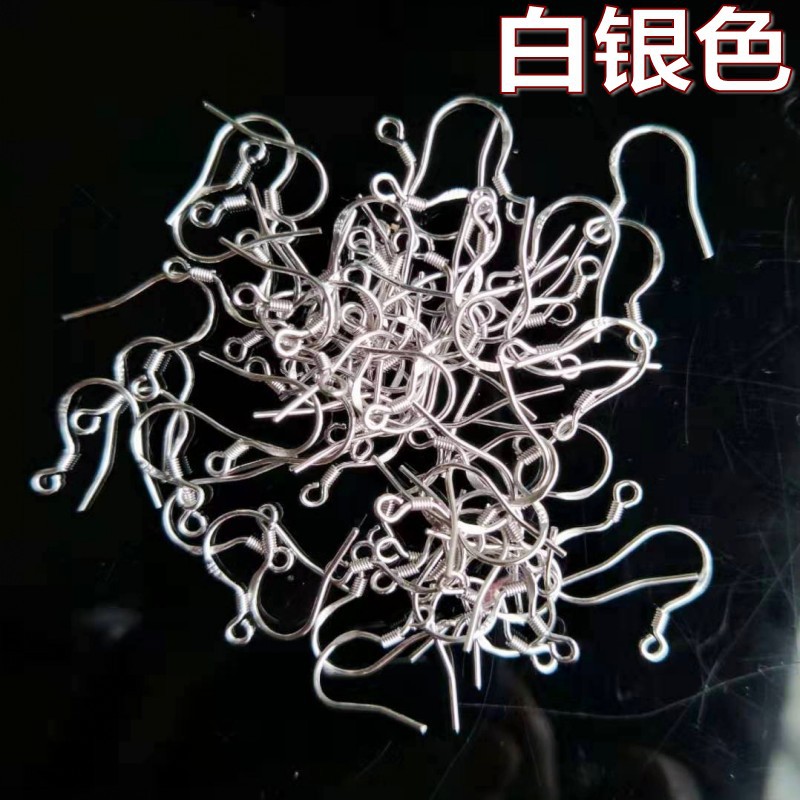 925 Sterling Silver Ear Hooks, Handmade DIY Ear Jewelry Accessories, Practical Silver Ear Hook Earrings Wholesale Silver Ear Hook Earrings