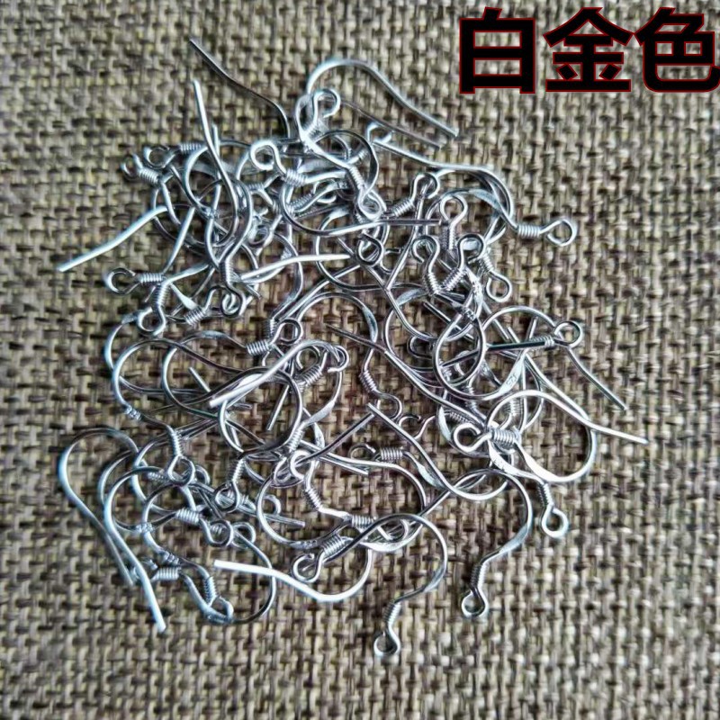 925 Sterling Silver Ear Hooks, Handmade DIY Ear Jewelry Accessories, Practical Silver Ear Hook Earrings Wholesale Silver Ear Hook Earrings