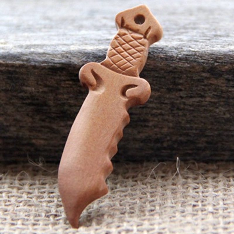 Peach Wood Sword Ax Accessories Peach Wood Carving Peach Wood Sword Weaving DIY Accessories Pendant Manufacturer Wholesale