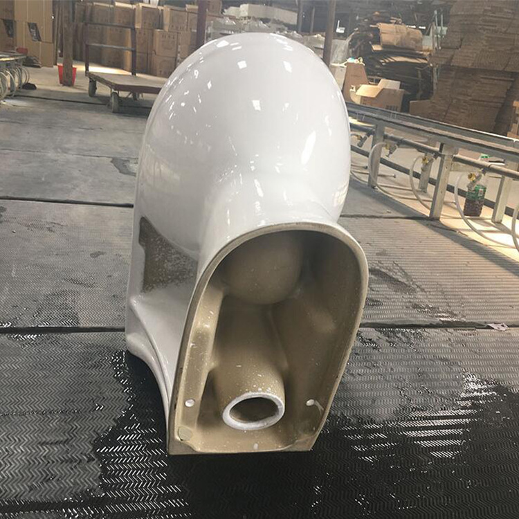 Middle East Arab one-piece toilet column wash basin engineering toilet direct flush large diameter hotel toilet