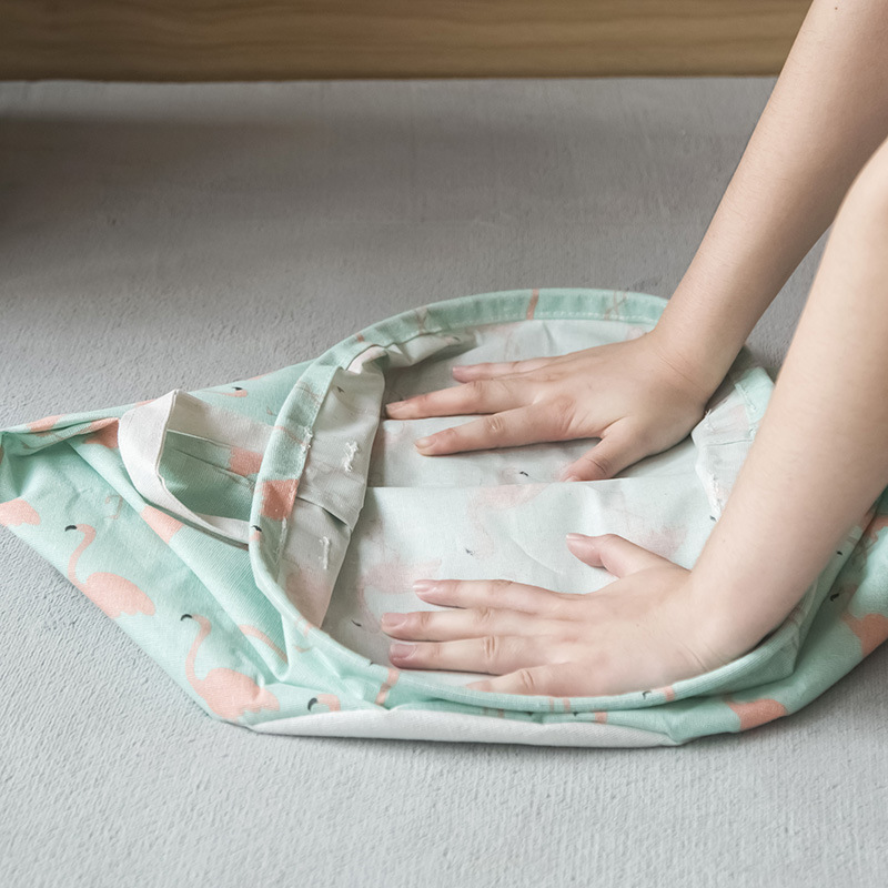 Simple Foldable Dirty Clothes Basket Bathroom Dirty Clothes Basket Storage Bag Oversized Dirty Clothes Storage Basket Wholesale Storage Barrel Factory